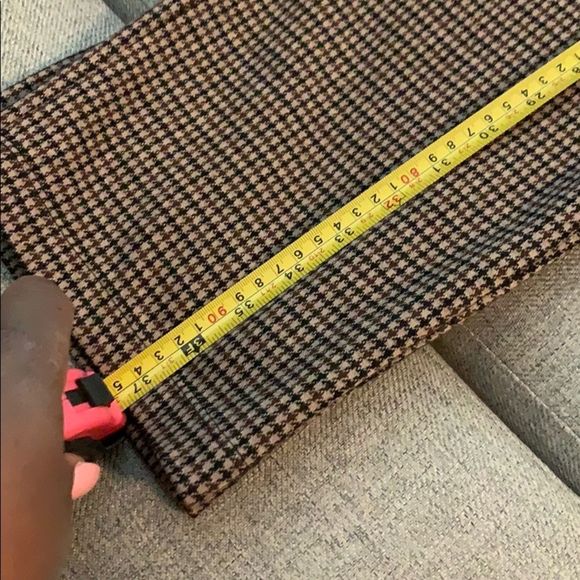 Tan & Brown Checkered Pants - Picture 6 of 6